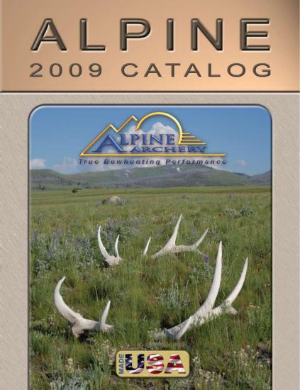 2009 Alpine Bow Catalog
