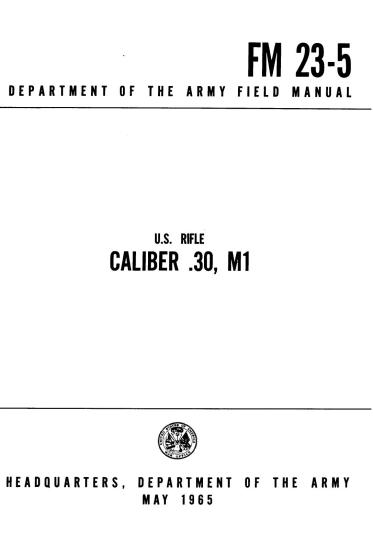 M1 Garand U.S. RIFLE CALIBER.3 0, Ml