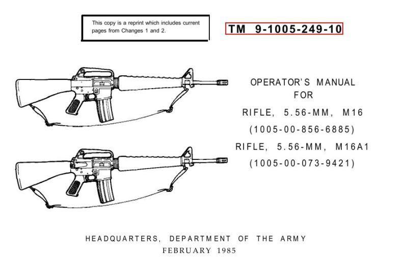 Operators Manual M16