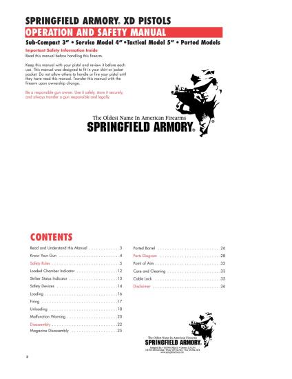 Springfield Armory XD Pistol